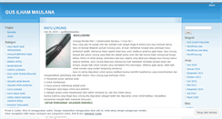Desktop Screenshot of gusilhammaulana.wordpress.com