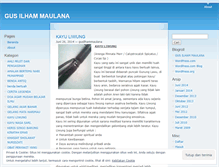 Tablet Screenshot of gusilhammaulana.wordpress.com