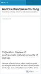 Mobile Screenshot of andyrasmussen.wordpress.com