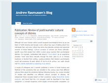 Tablet Screenshot of andyrasmussen.wordpress.com