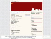 Tablet Screenshot of mysesquipedalian.wordpress.com
