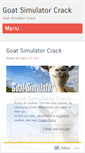 Mobile Screenshot of goatsimulatorcrack.wordpress.com