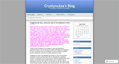 Desktop Screenshot of crystynutza.wordpress.com