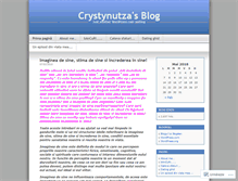 Tablet Screenshot of crystynutza.wordpress.com