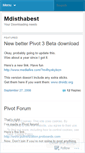 Mobile Screenshot of mdisthabest.wordpress.com