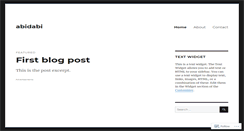 Desktop Screenshot of abidabi.wordpress.com