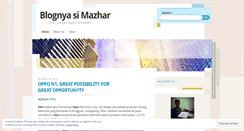 Desktop Screenshot of mazharulhaqmattugengkeng.wordpress.com