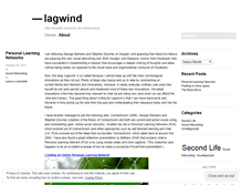 Tablet Screenshot of lagwind.wordpress.com