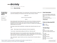 Tablet Screenshot of drcristy.wordpress.com