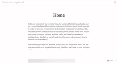 Desktop Screenshot of christianlongobardi.wordpress.com