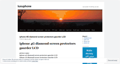Desktop Screenshot of luxuphone.wordpress.com