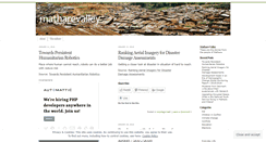 Desktop Screenshot of matharevalley.wordpress.com