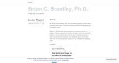 Desktop Screenshot of drbrantley.wordpress.com