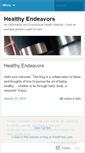 Mobile Screenshot of healthyendeavors.wordpress.com