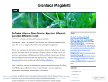 Tablet Screenshot of gianlucamagalotti.wordpress.com