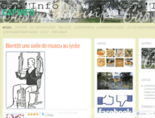Tablet Screenshot of lyceejeancapelle.wordpress.com