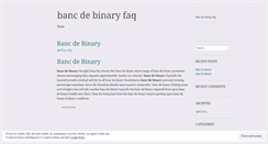Desktop Screenshot of eteamz.bancdebinaryfaq.wordpress.com