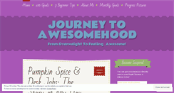 Desktop Screenshot of journeytoawesomehood.wordpress.com