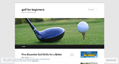 Desktop Screenshot of golfforbeginners0.wordpress.com