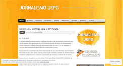 Desktop Screenshot of jornalismouepg.wordpress.com