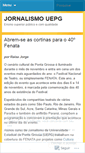 Mobile Screenshot of jornalismouepg.wordpress.com