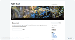 Desktop Screenshot of fatihcicekdotorg.wordpress.com