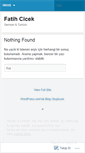 Mobile Screenshot of fatihcicekdotorg.wordpress.com