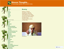 Tablet Screenshot of curiositytoclarity.wordpress.com