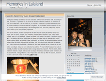 Tablet Screenshot of lalaland2613.wordpress.com