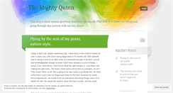 Desktop Screenshot of heismightyquinn.wordpress.com