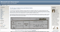 Desktop Screenshot of dwsuddarth.wordpress.com