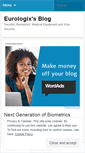 Mobile Screenshot of eurologix.wordpress.com
