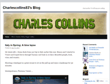 Tablet Screenshot of charlescollins83.wordpress.com