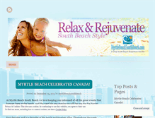 Tablet Screenshot of myrtlebeachsouthbeach.wordpress.com