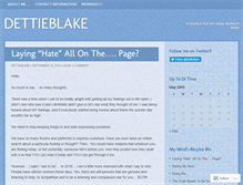 Tablet Screenshot of dettieblake.wordpress.com