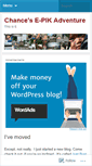 Mobile Screenshot of chancealberg.wordpress.com