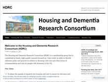 Tablet Screenshot of housingdementiaresearch.wordpress.com