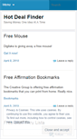 Mobile Screenshot of hotdealfinder.wordpress.com