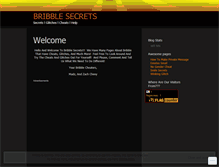 Tablet Screenshot of bribblesecrets.wordpress.com