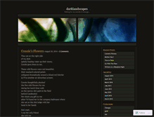 Tablet Screenshot of darklandscapes.wordpress.com