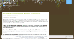 Desktop Screenshot of openartsuk.wordpress.com