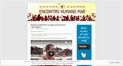 Desktop Screenshot of encontrohumanomar.wordpress.com