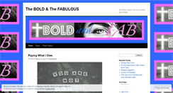 Desktop Screenshot of boldandfab.wordpress.com