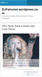 Mobile Screenshot of djfalconer.wordpress.com