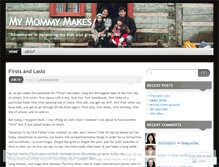 Tablet Screenshot of mymommymakes.wordpress.com