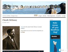 Tablet Screenshot of coindufrancais.wordpress.com