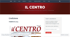 Desktop Screenshot of giornaleilcentro.wordpress.com
