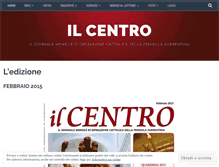 Tablet Screenshot of giornaleilcentro.wordpress.com