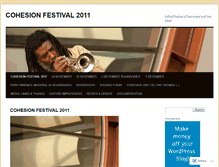 Tablet Screenshot of cohesion2011.wordpress.com