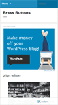 Mobile Screenshot of brassbutton.wordpress.com